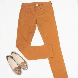 Arizona Jean Company Gold/ Orange Skinny Jeans Size 7